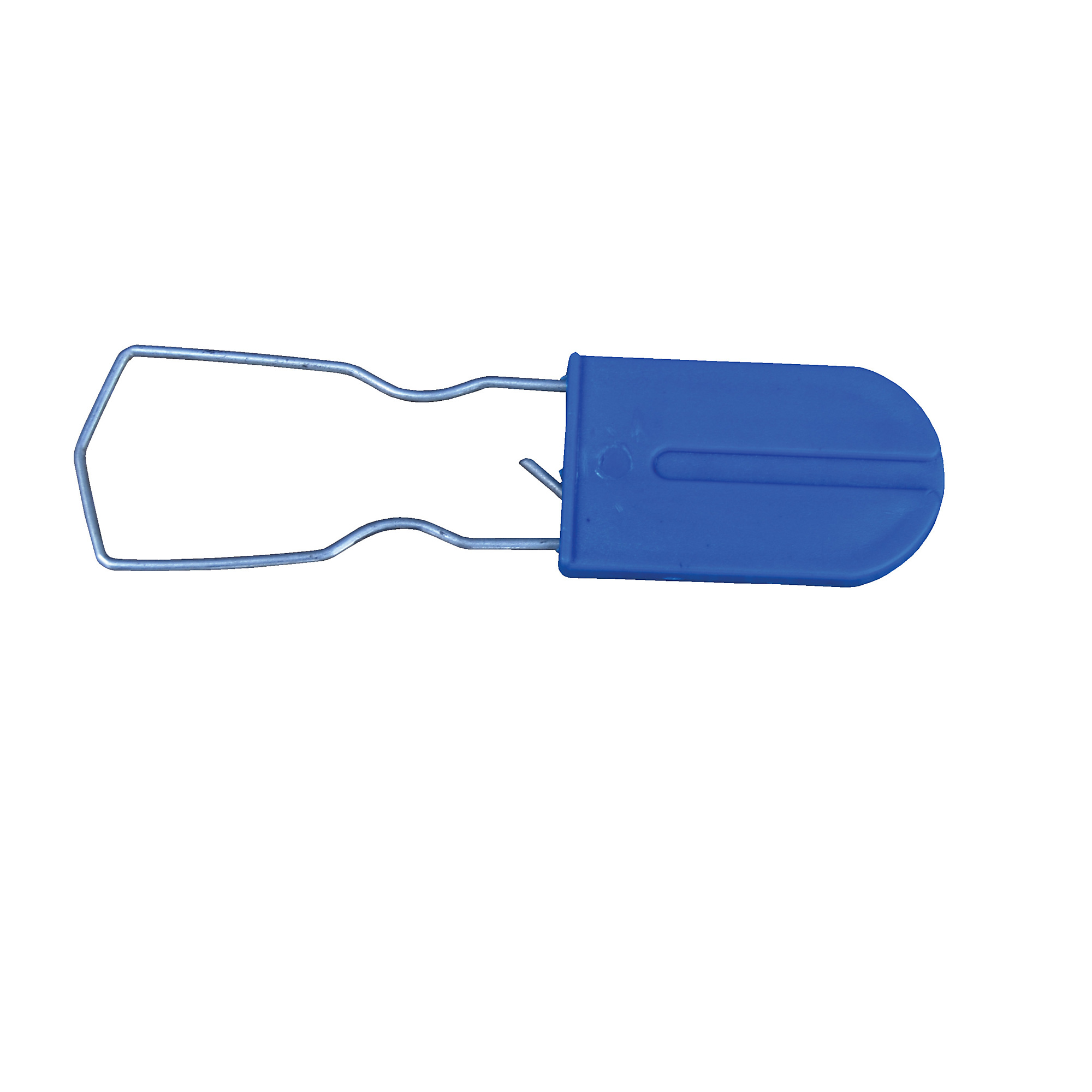 Vestil Polypropylene Security Seal - 0.188in. Height, Blue, Model# SECS-P-BL
